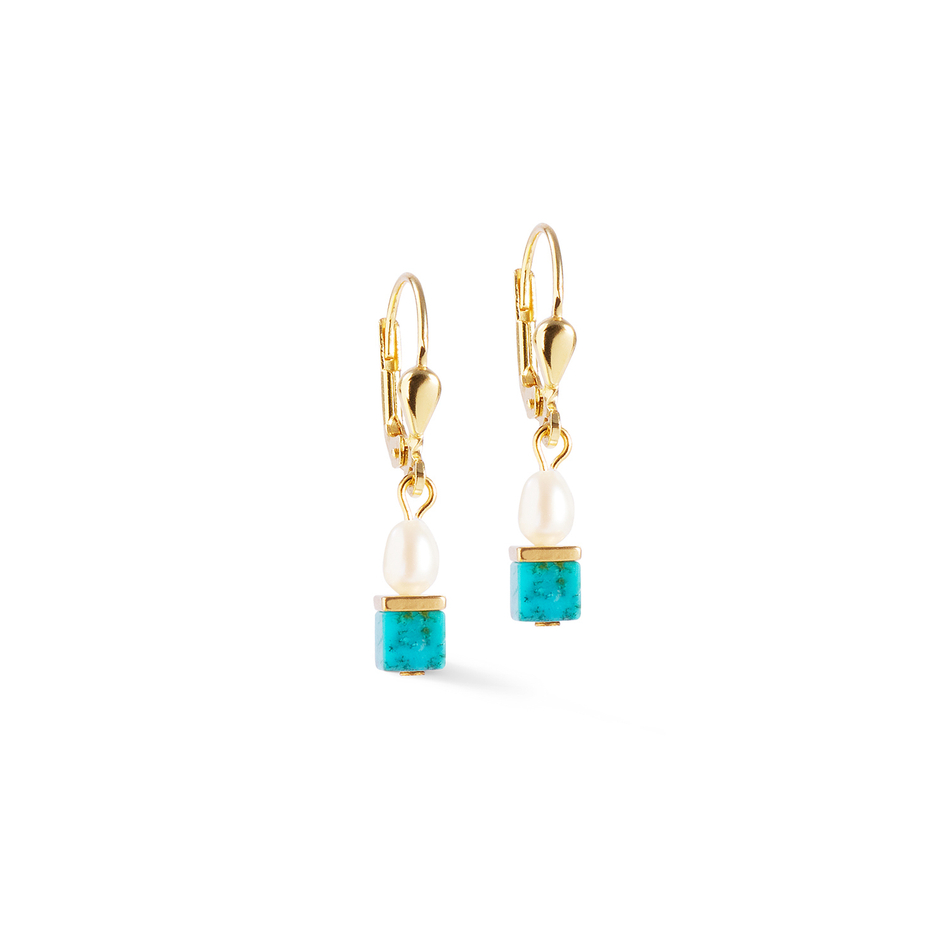 Серьги Coeur de Lion Turquoise-Green 1126/20-0605