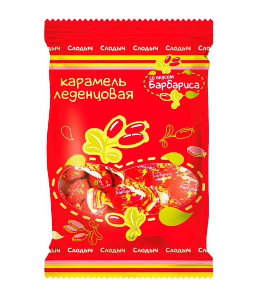 Карамель со вкусом барбариса 200г. Слодыч - купить не дорого в Москве