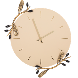 Часы настенные Oliva Branch (Олива Бранч) Айвори Амбер