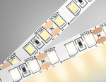 GS1101 2835 120Led/ 9.6W m/ 12V IP20 3000K/ 5000*8*1.2mm (2 конт.)