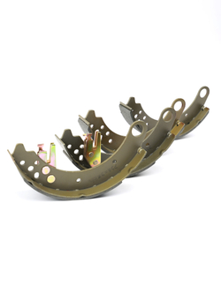 Колодка барабанного тормоза а/м УАЗ HUNTER/PATRIOT (к-т 4 шт.) задние (кат. 3163-3502090, 3160-3502090) NIPPON