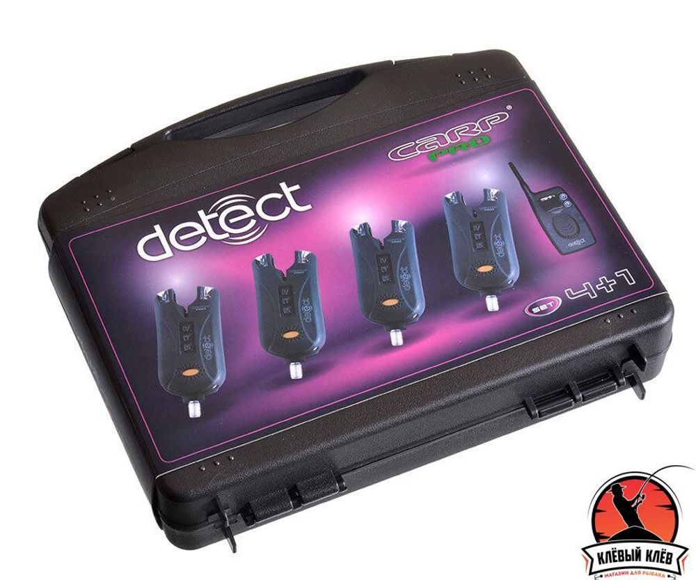 CARP PRO Набор сигнализаторов поклевки Detect 9V 4+1 электронный