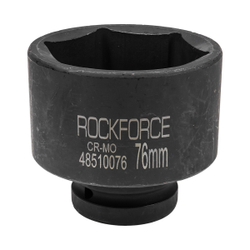 Головка ударная глубокая 1'', 76мм (6гр) RockForce RF-48510076