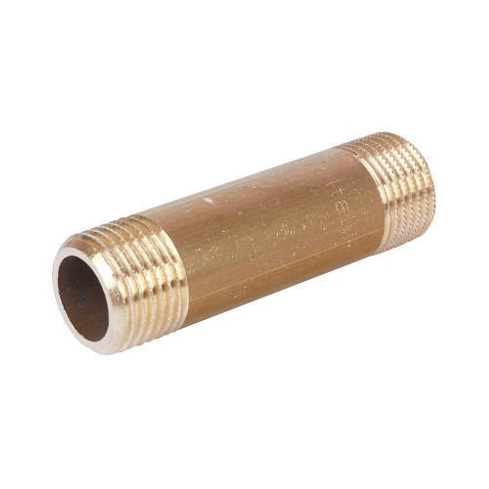 Удлинитель резьбовой STOUT SFT 0062 - 3/4" длина 50 мм (НР/НР, латунь без покрытия)