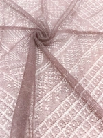 Оренбургский пуховый платок-паутинка А140-06 магнолия