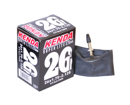 Камера 26" спорт 1,75-2,125 (47/57-559) облегч SUPERLITE толщ стенки 0,73мм (50) KENDA