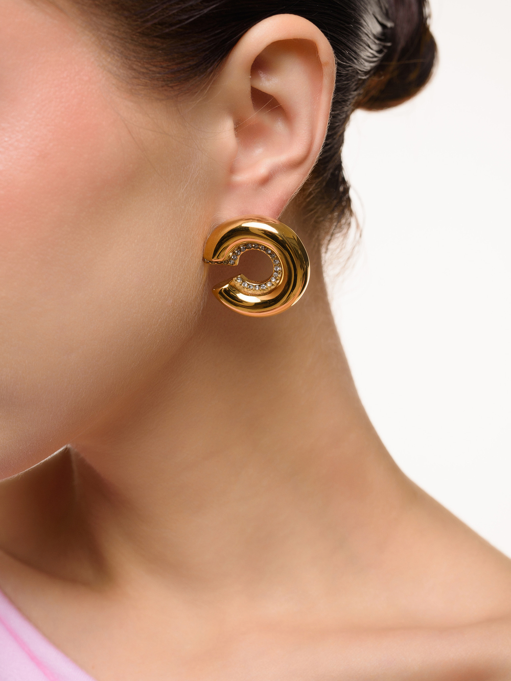 Серьги "C Shine" Gold