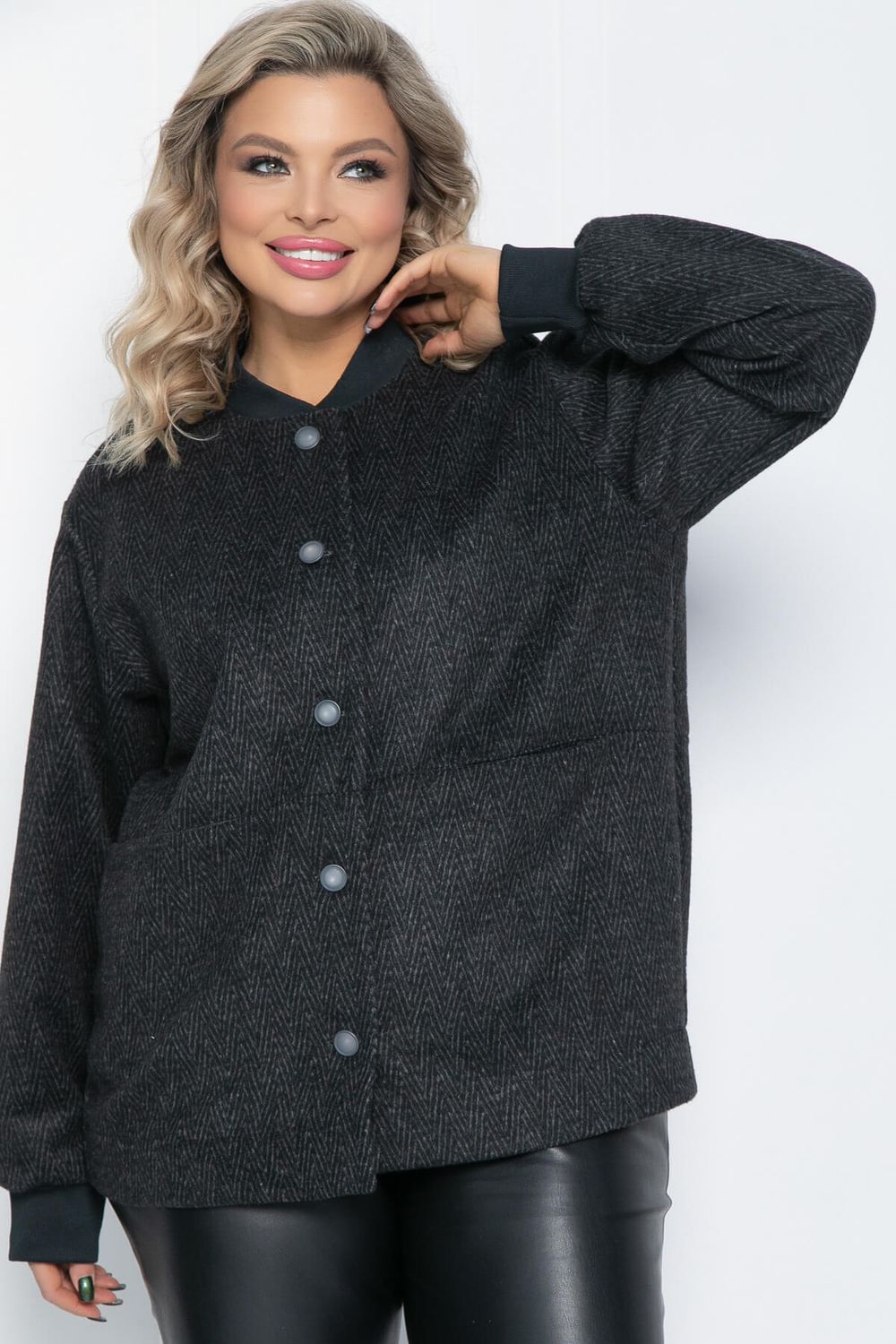 Бомбер Мой выбор (серый) Б12497-13 LT Collection