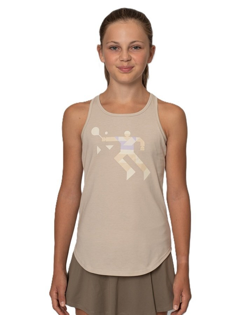 ОДЕЖДА ДЛЯ ТЕННИСА Девочки, Майка BIDI BADU PARIS CHILL 2025 .