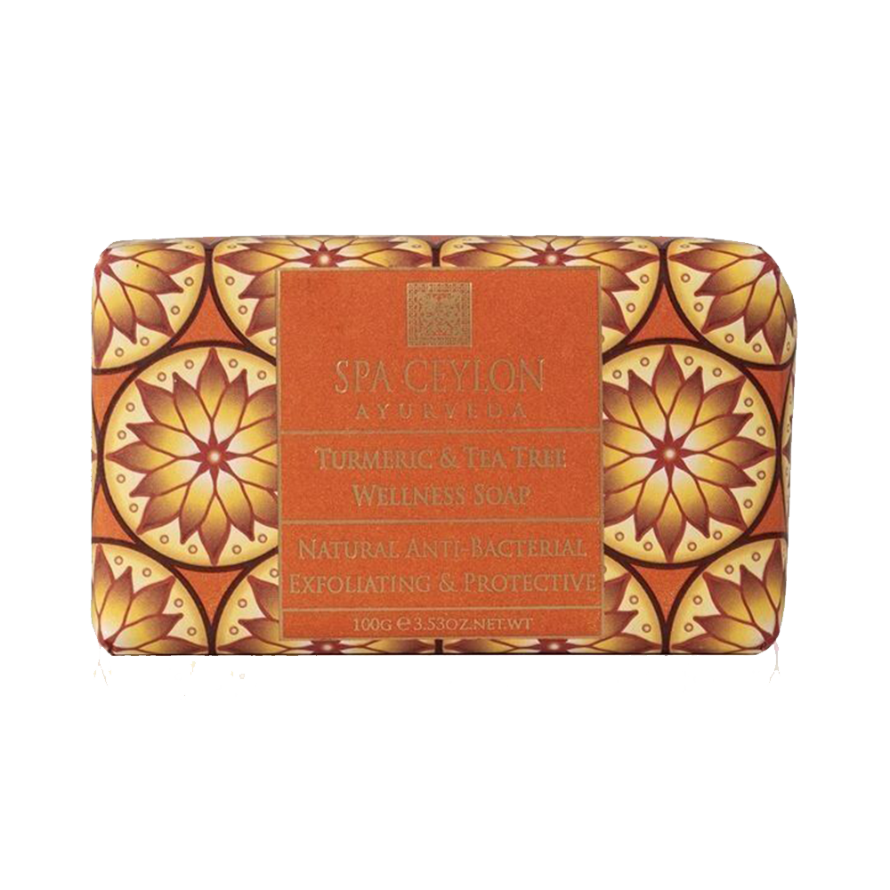 Натуральное антибактериальное мыло"Куркума и Чайное дерево" (100гр)