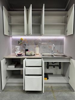 Кухня "Тренто" (Штукатурка белая), ДСВ-Мебель, г. Пенза