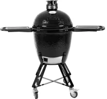 Керамический угольный гриль Primo Round All-In-One, 47 см, с ножками и столиками