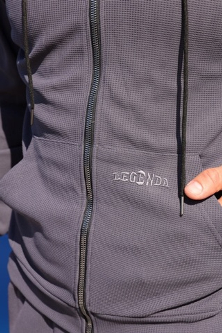 Толстовка мужская LEGENDA Under Ground серый
