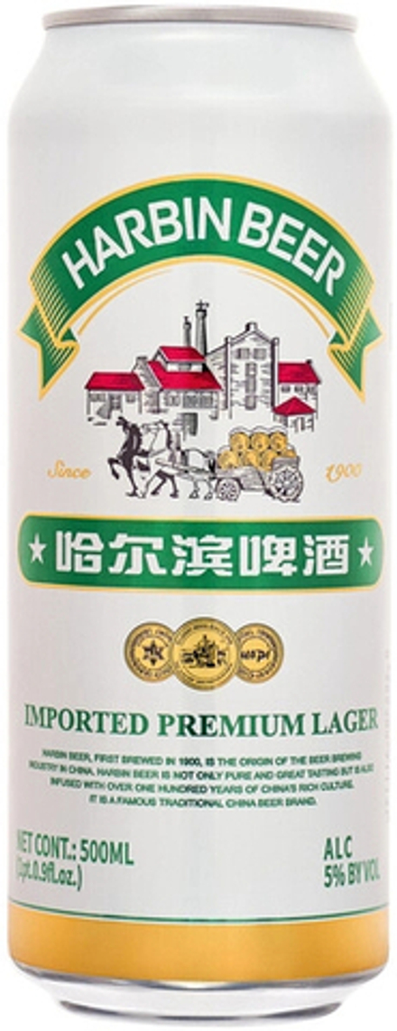 Пиво Харбин Премиум / Harbin Premium 0.5 - банка