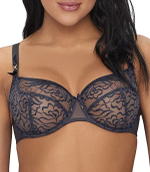 Бюстгальтер-балконет Carolyn (Размер: 85F) (Цвет: темно-серый)