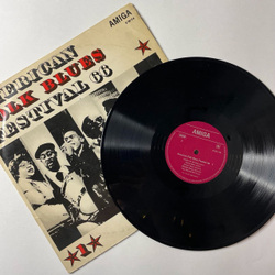 Винтажная виниловая пластинка LP American Folk Blues Festival 66 (ГДР 1968)