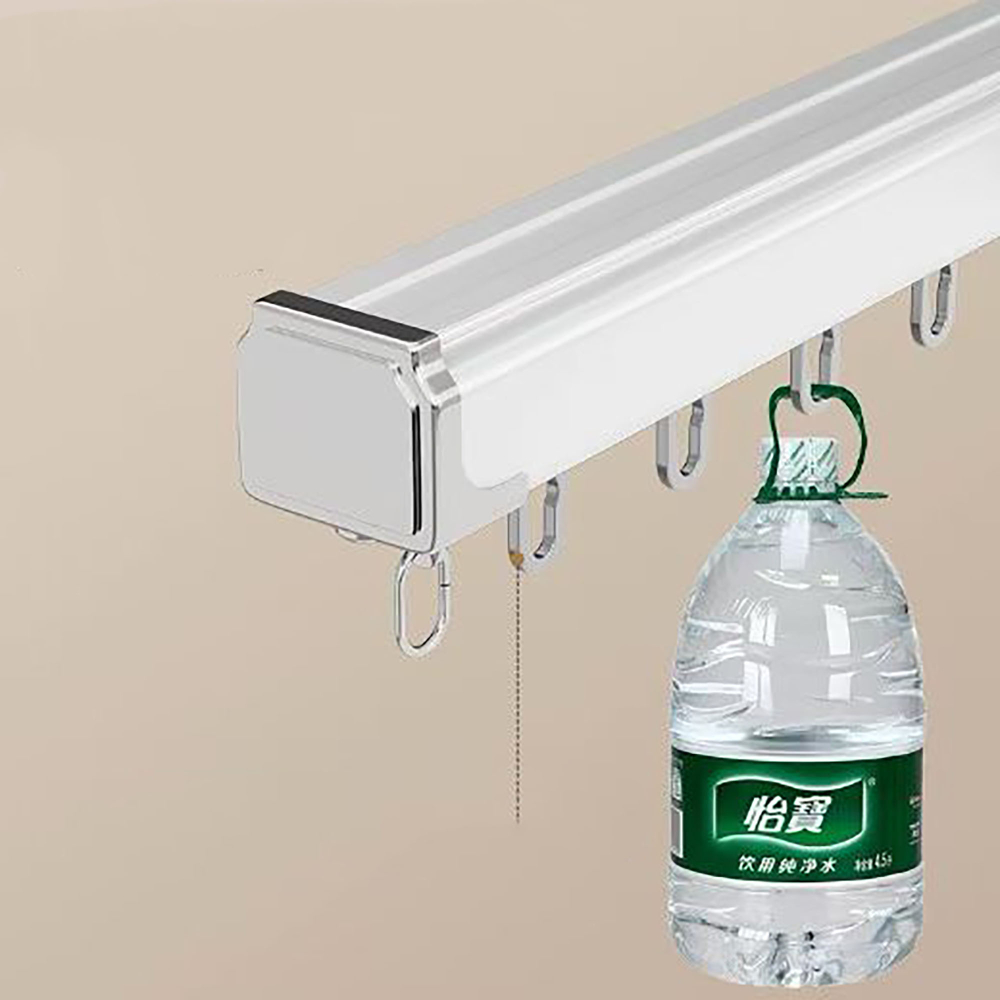 Карниз для штор, алюминиевый, потолочный и настенный монтаж