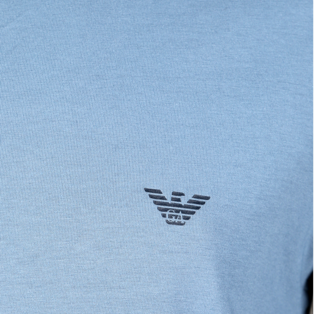 Набор мужских футболок 2в1 (серый, серо-голубой) Emporio Armani 111267_4F720 15349