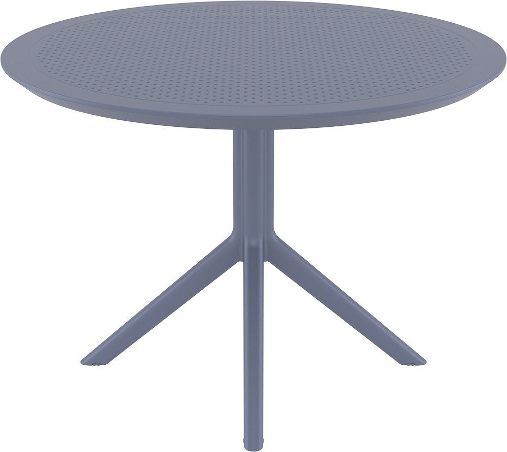 Комплект пластиковой мебели Siesta Contract Sky Ø105 Air, антрацит