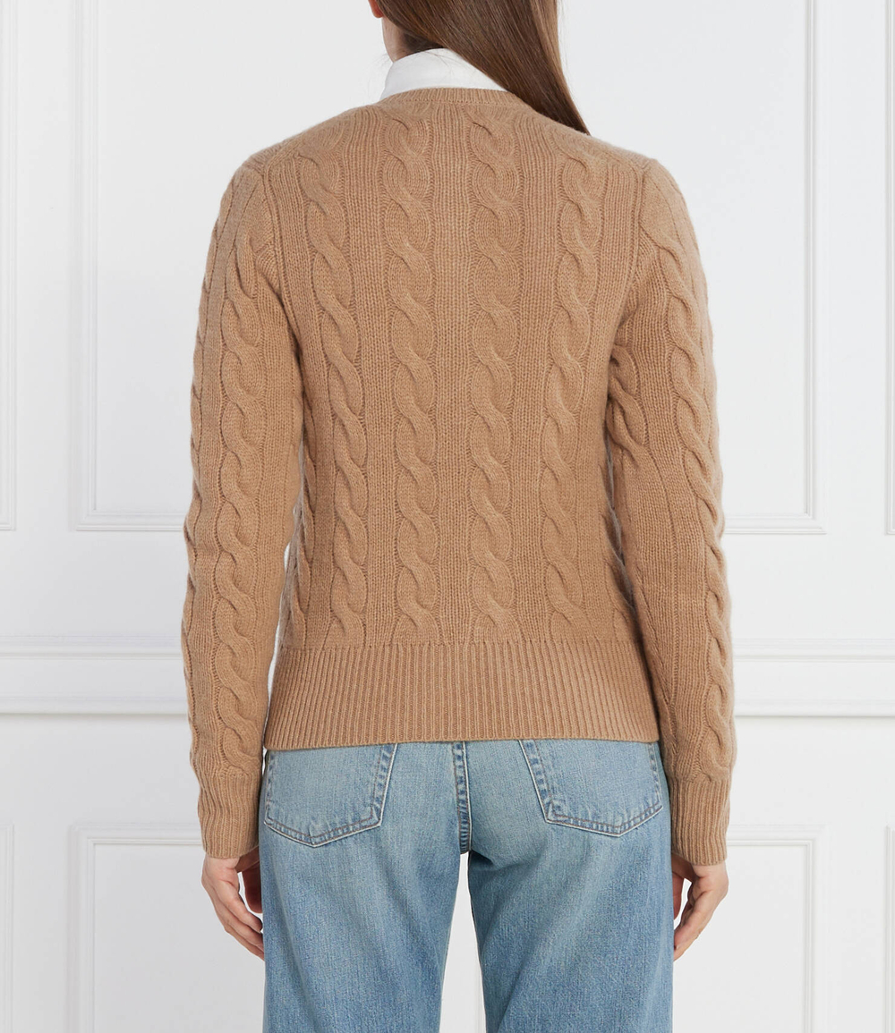 Хлопковый кардиган POLO RALPH LAUREN - коричневый(211910443)