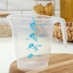 Кружка мерная, полипропилен, 1000 мл