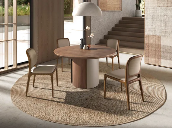 Стул Angel Cerda 4169, кремовая экокожа