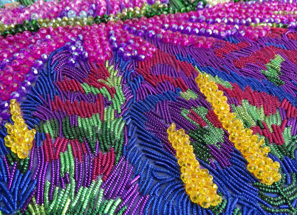 С-10а Набор для вышивания хрустальными камнями Лавандовые поля