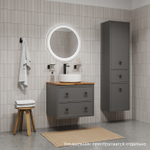 Тумба подвесная IDDIS Torr, под столешницу, 60 см, темно-серый, TOR60DBi95