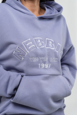 Кофта BRANDED OVERSIZED HOODIE GYM RAT 256 Лиловая