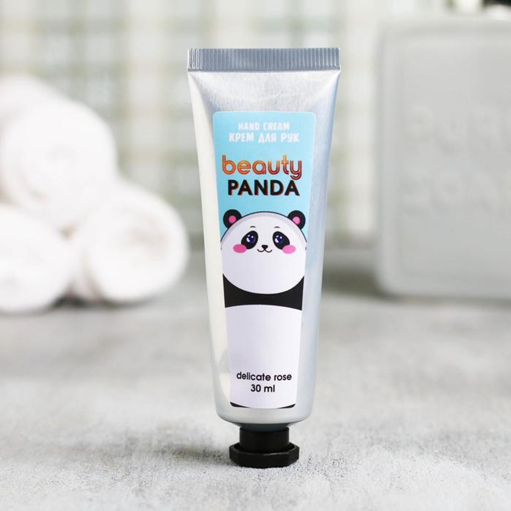 Крем для рук Beauty Panda с ароматом розы - 30 мл. (Цвет: не задано)
