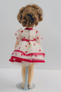 Винтажная кукла Шерли Темпел. Vintage Shirley Temple Doll - Ideal - Red Polka Dot Dress - 12"