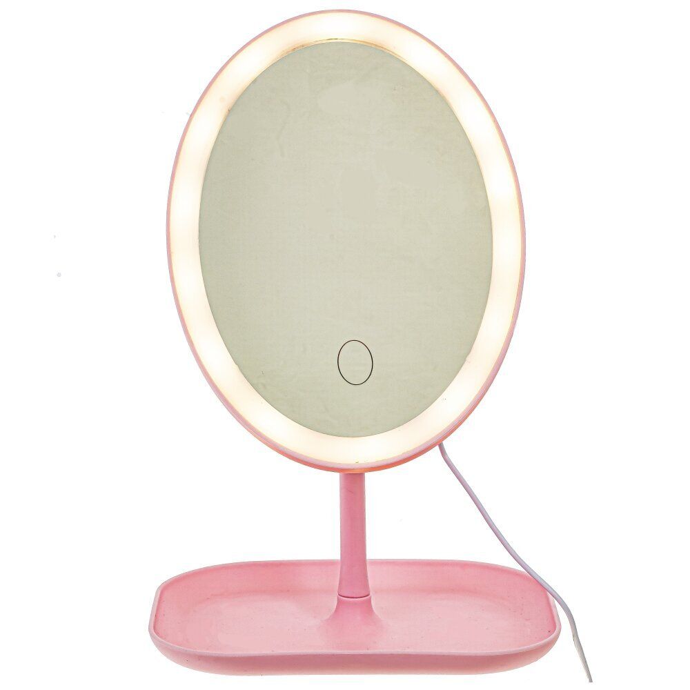 GAEM Зеркало настольное (подсветка, USB), L18 W14 H29 см