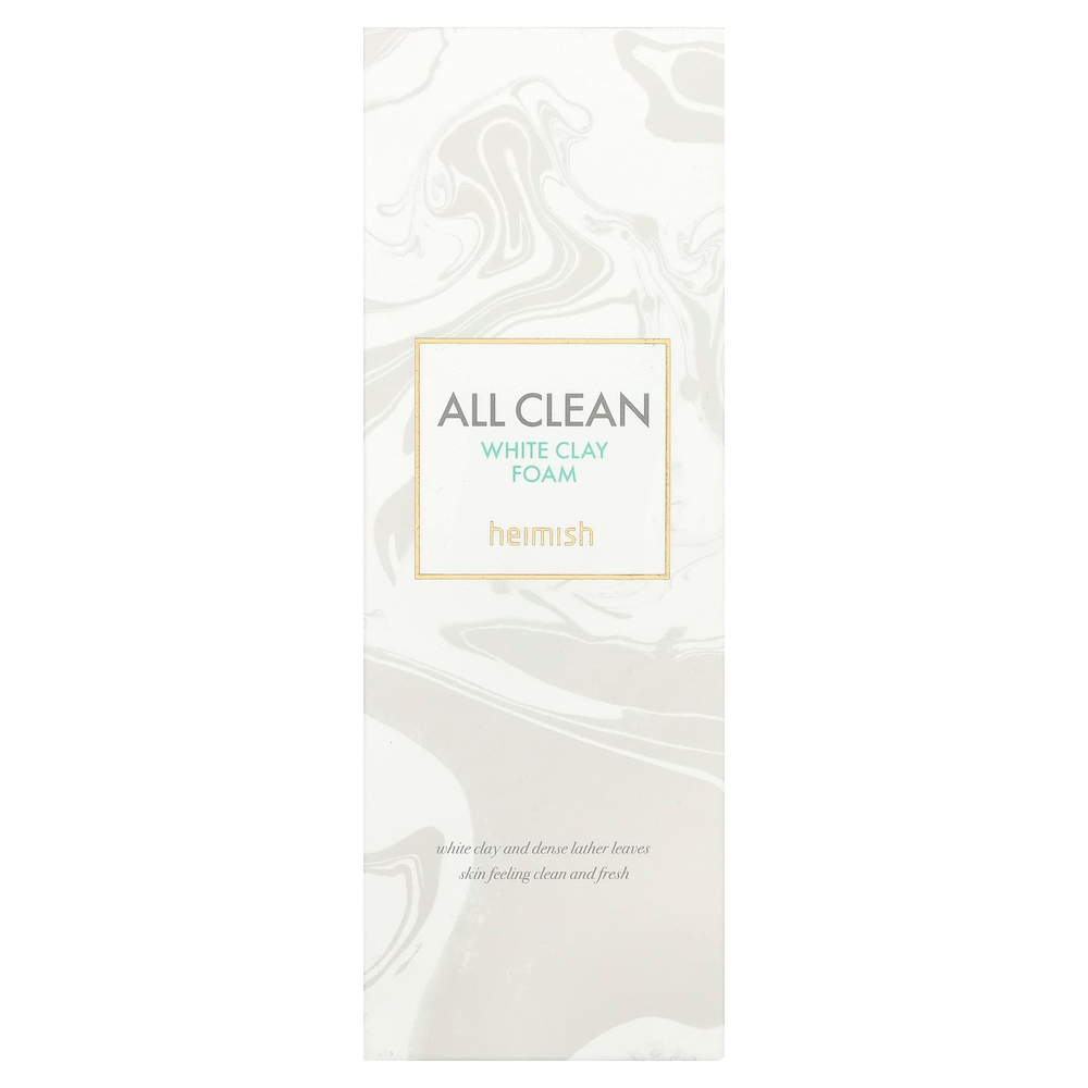 Heimish, All Clean, пенка из белой глины, 150 г (5,29 унции)