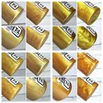 Набор перламутровых пигментов - Золото - Бронза - Медь - 14 штук в ассортименте