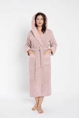 Халат женский махровый 4310 пудра NUSA Турция
