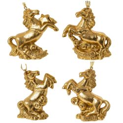 GAEM Фигурка декоративная подвесная "Лошадка", L7 W3 H7 см, 4в.