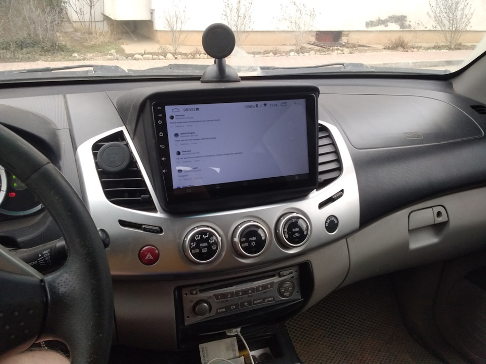 Магнитола для Mitsubishi L200, Pajero Sport 2006-2016 - Teyes CC3 Android 10, ТОП процессор, 4/32 Гб, CarPlay, SIM-слот