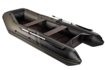 Броня-320 СК слань+киль хаки-черный (Лодка ПВХ под мотор с усилением)