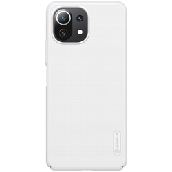 Чехол белого цвета от Nillkin для Xiaomi Mi 11 Lite, серия Super Frosted Shield