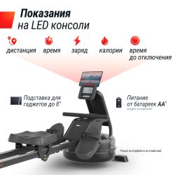 Гребной тренажер UNIX Fit Water Rower 340