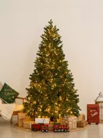 Елка с гирляндой «Барокко» (Литая+пвх) от 1.2 до 2.4 м