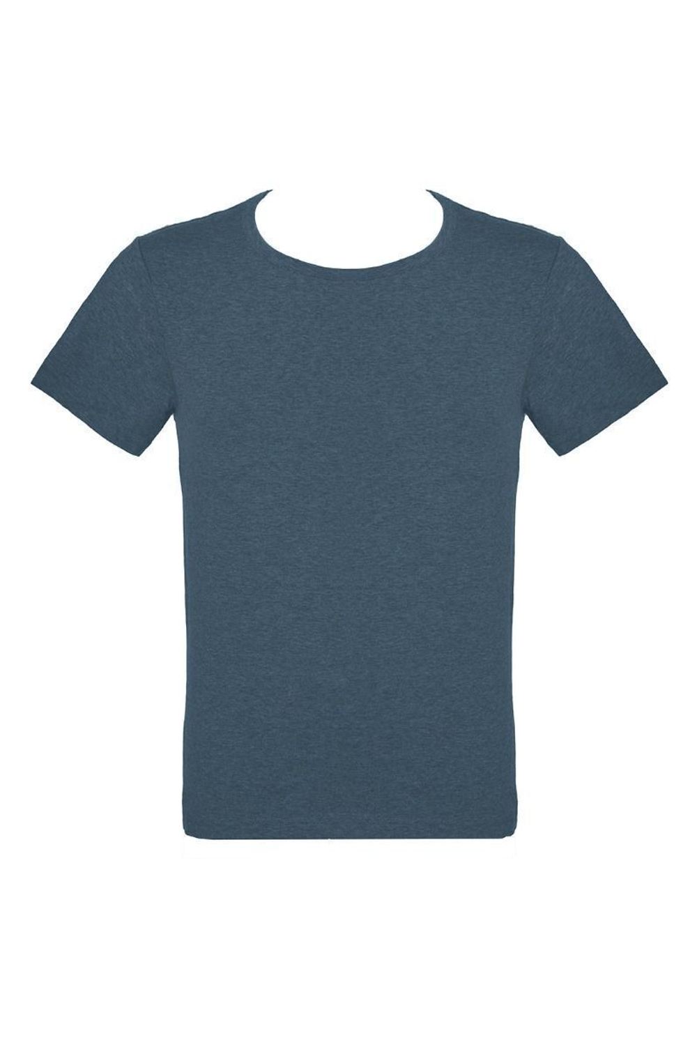 Мужская хлопковая футболка (Размер: L) (Цвет: серый меланж)