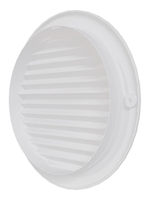 Решетка вентиляционная РКС фланец D160 сетка D196 пластик ERA