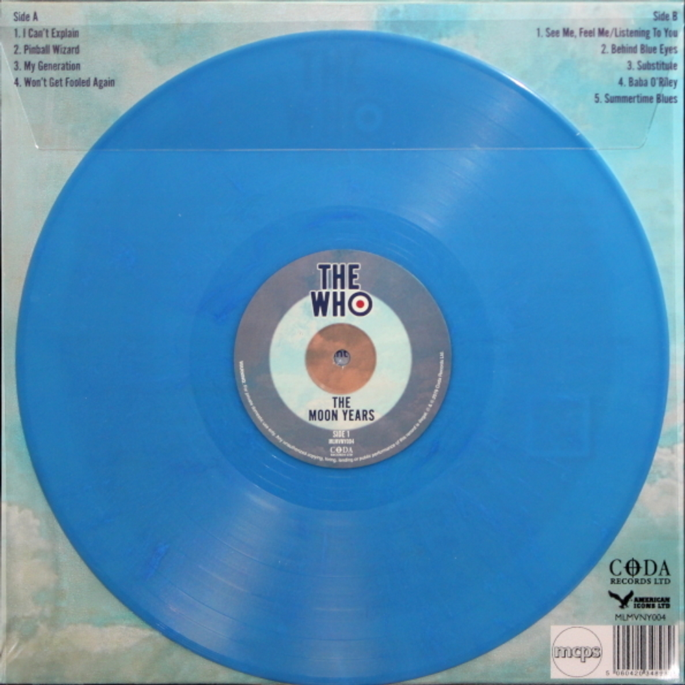 The Who / The Moon Years (Bookazine Special Limited Edition) (Coloured Vinyl)(LP+Журнал)