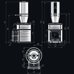 Чугунная печь для бани Искандер ЗК 18 (П2) Ураган