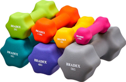 Гантель неопреновая, 4 кг, фиолетовая