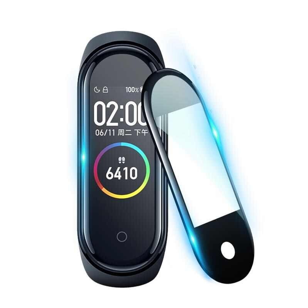 Защитное стекло Ceramics Xiaomi Mi Band 5 (черный)