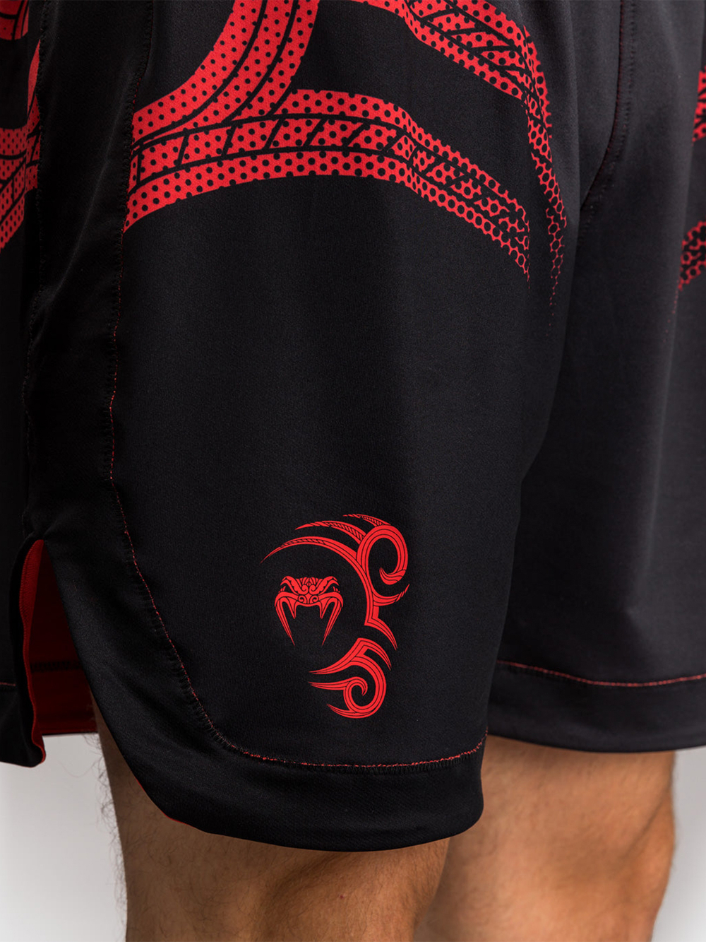 Шорты боксерские Venum X Mike Tyson "Everyone has a plan" Black/Red