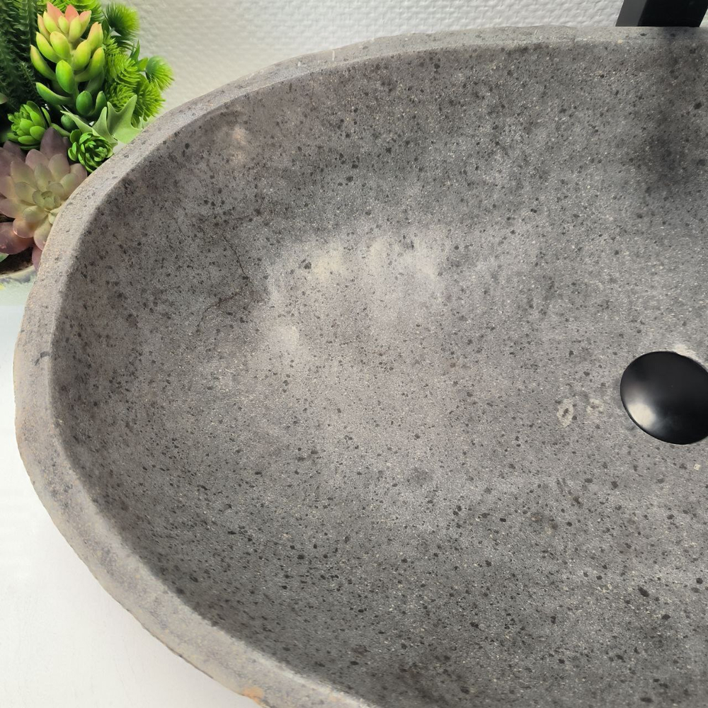 Раковина из речного камня RS-63640 (79*45*16) 0125