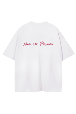 «Made for passion» Футболка унисекс с вышивкой.